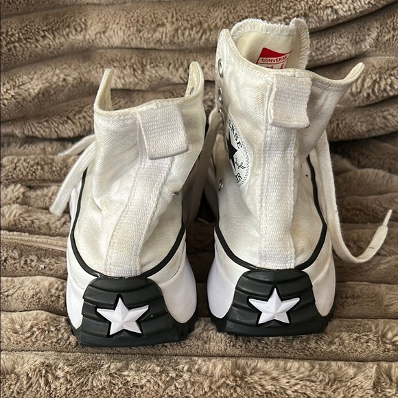 Converse Off-White High-Top Sneakers - Picture 3 of 6